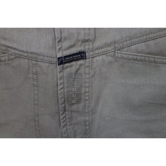 Deadstock Vtg 90s Marithe Francois Girbaud Mens 32 Baggy Denim Jean Shorts Beige - Picture 5 of 16